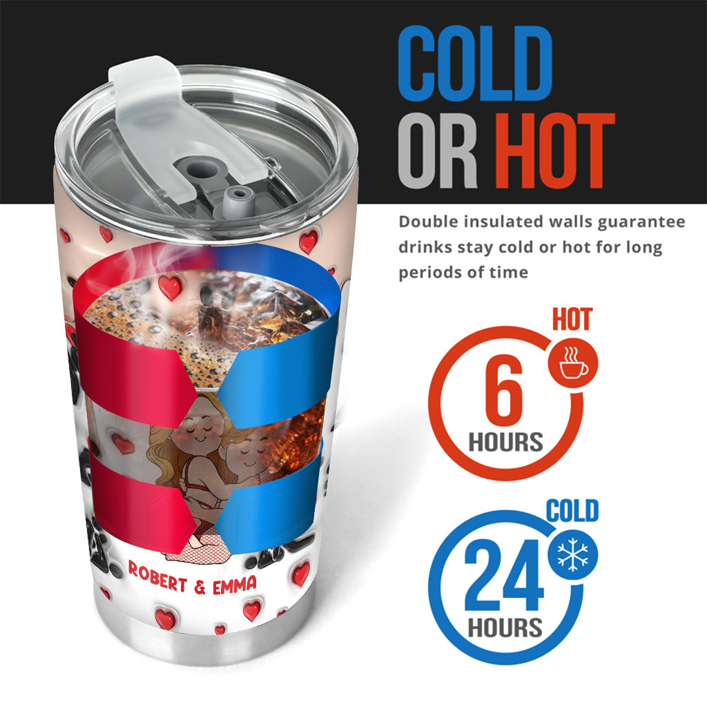 My Favorite Thing To Do Is You - Personalized Couple Tumbler