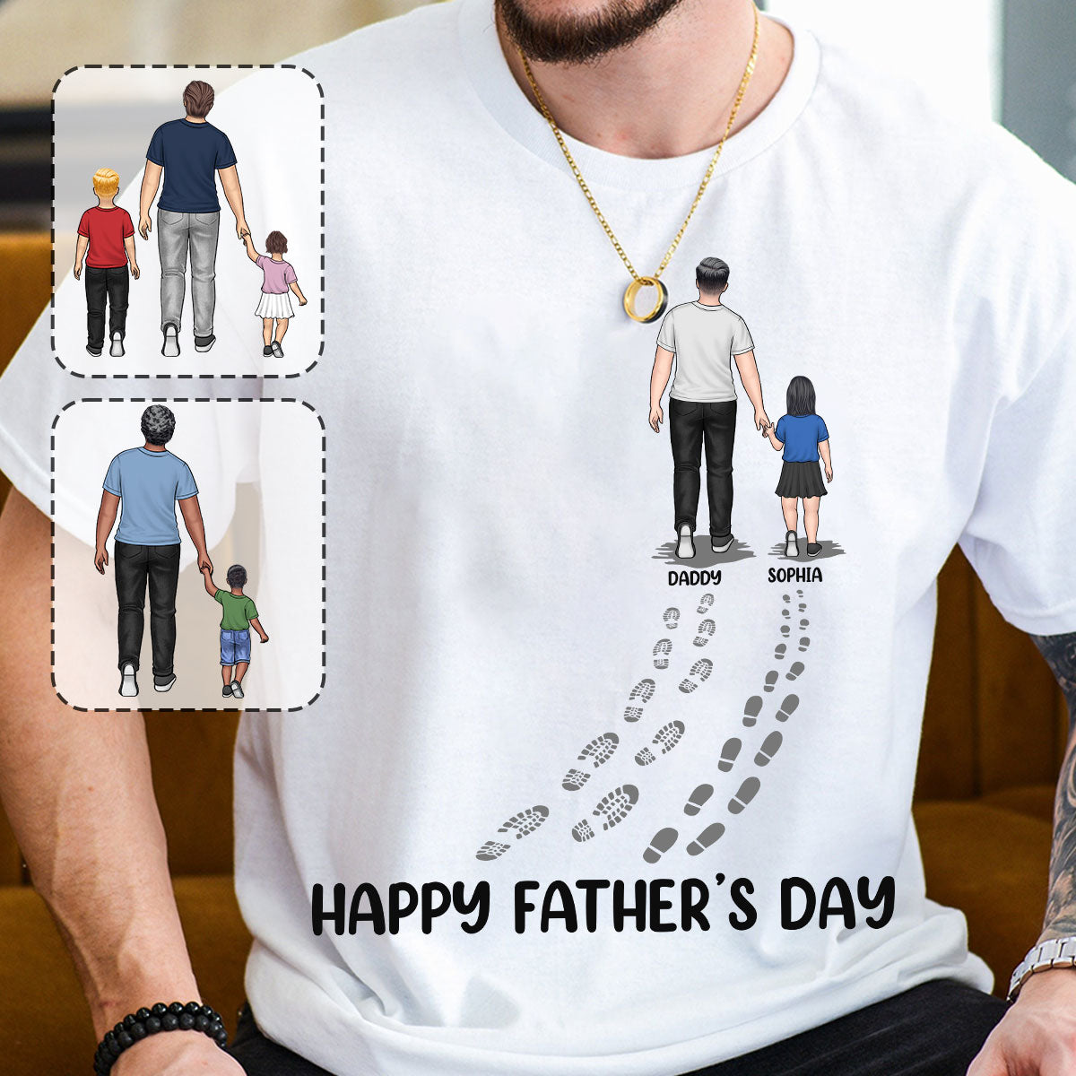 Happy Father's Day - Personalized Father T-shirt And Hoodie