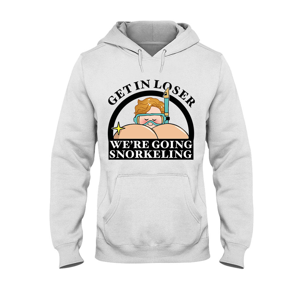 „Get In Loser“ – Lustiges Schnorchler-Shirt und personalisierter Tauch-Hoodie
