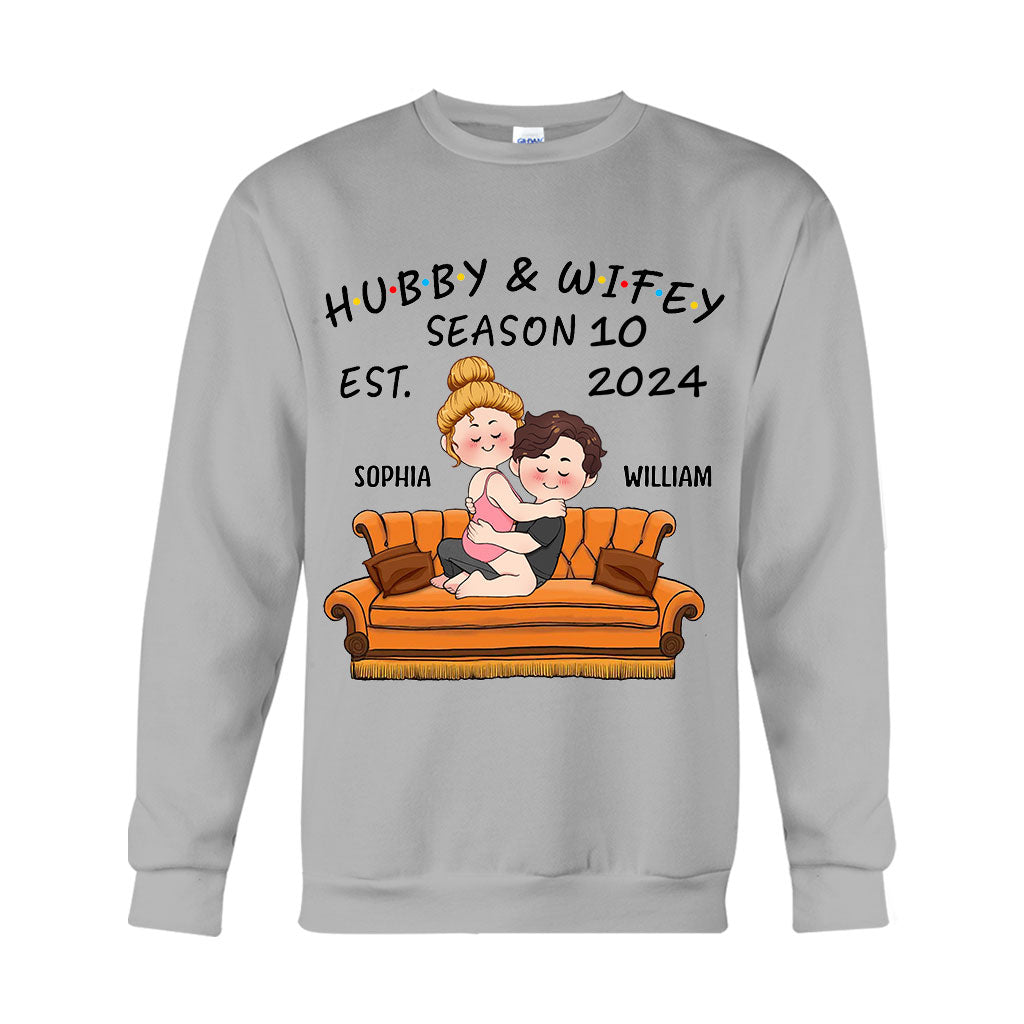 Hubby & Wifey - Personalized Husband And Wife T-shirt And Hoodie