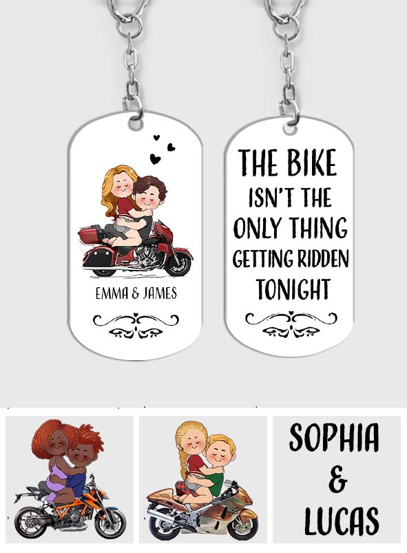 I Will Ride You - Personalized Couple Stainless Steel Keychain