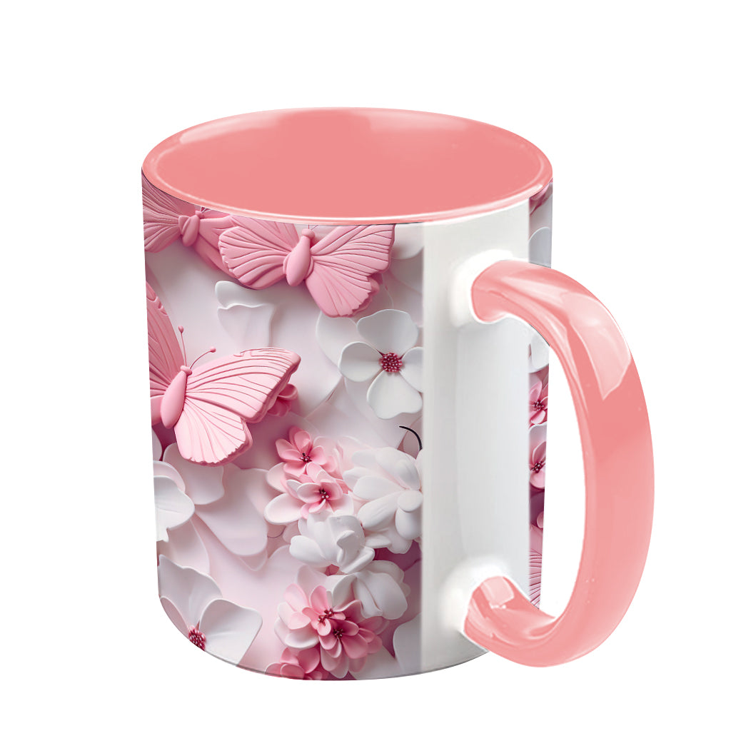 Wunderschöne Schmetterlinge – Personalisierte Tasse mit Schmetterlingsmotiv