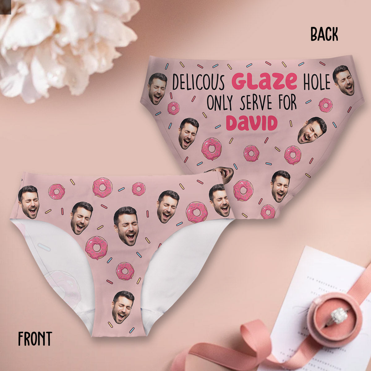 Only Serve For You - Personalized Couple Women's Briefs