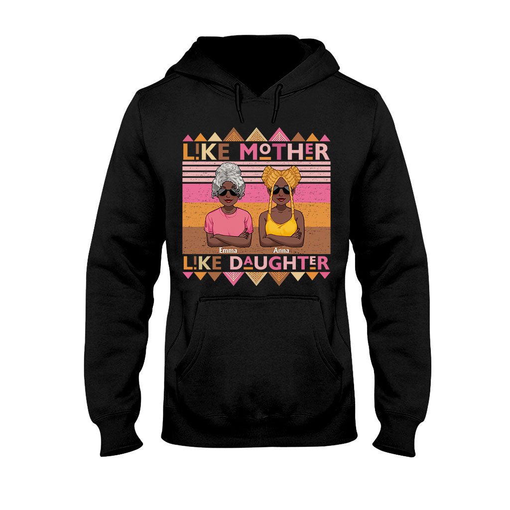 Like Mother Like Daughter - Personalized African American T-shirt And Hoodie