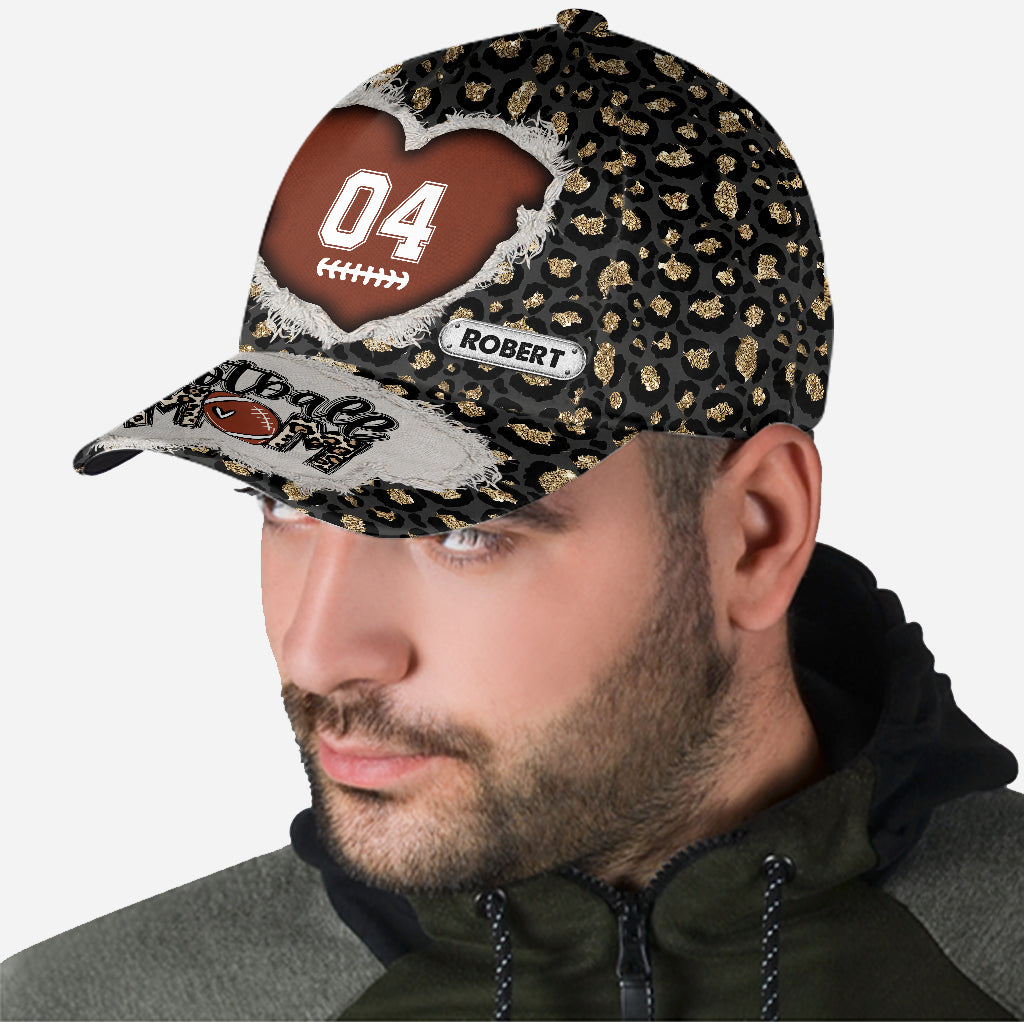 Casquette de football classique personnalisée « À l'époque de ma maman footballeuse »