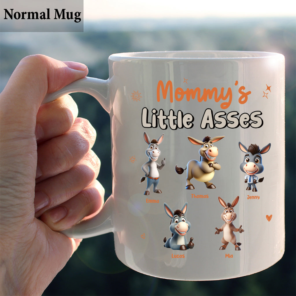 Mom's Grandma's Any Title Little Cuties - Personalized Mother Mug