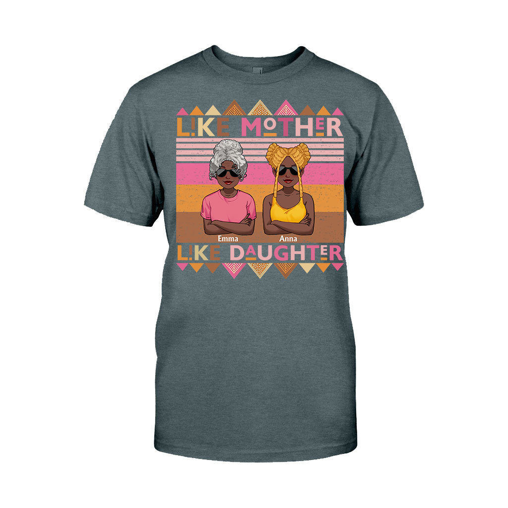 Like Mother Like Daughter - Personalized African American T-shirt And Hoodie