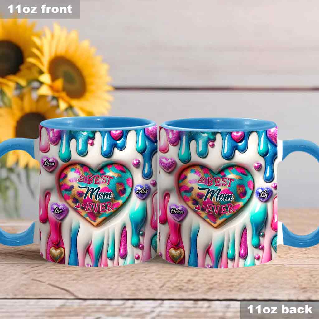 Best Mom Grandma Ever - Personalized Mother Accent Mug