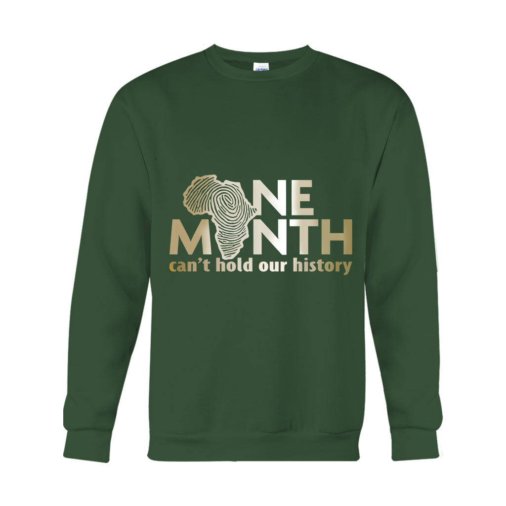 Un mois ne suffit pas à contenir notre histoire - T-shirt et sweat à capuche afro-américain