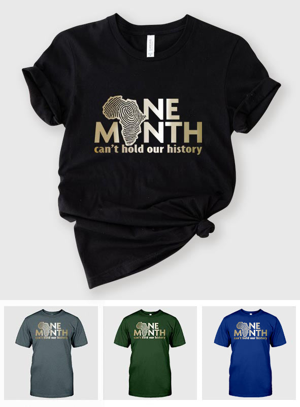 Un mois ne suffit pas à contenir notre histoire - T-shirt et sweat à capuche afro-américain