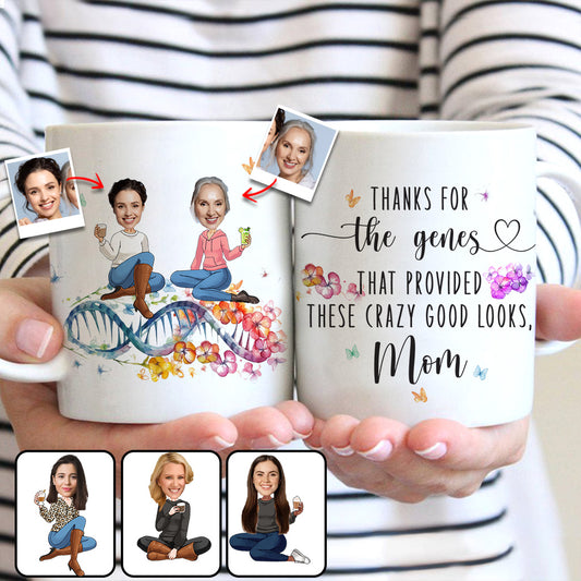 Thanks For The Genes - Personalized Mother Mug