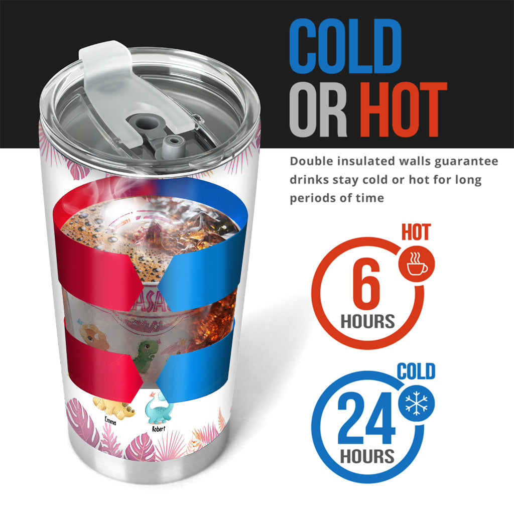 Mamasaurus You're My Favorite Dinosaur - Personalized Mother Tumbler