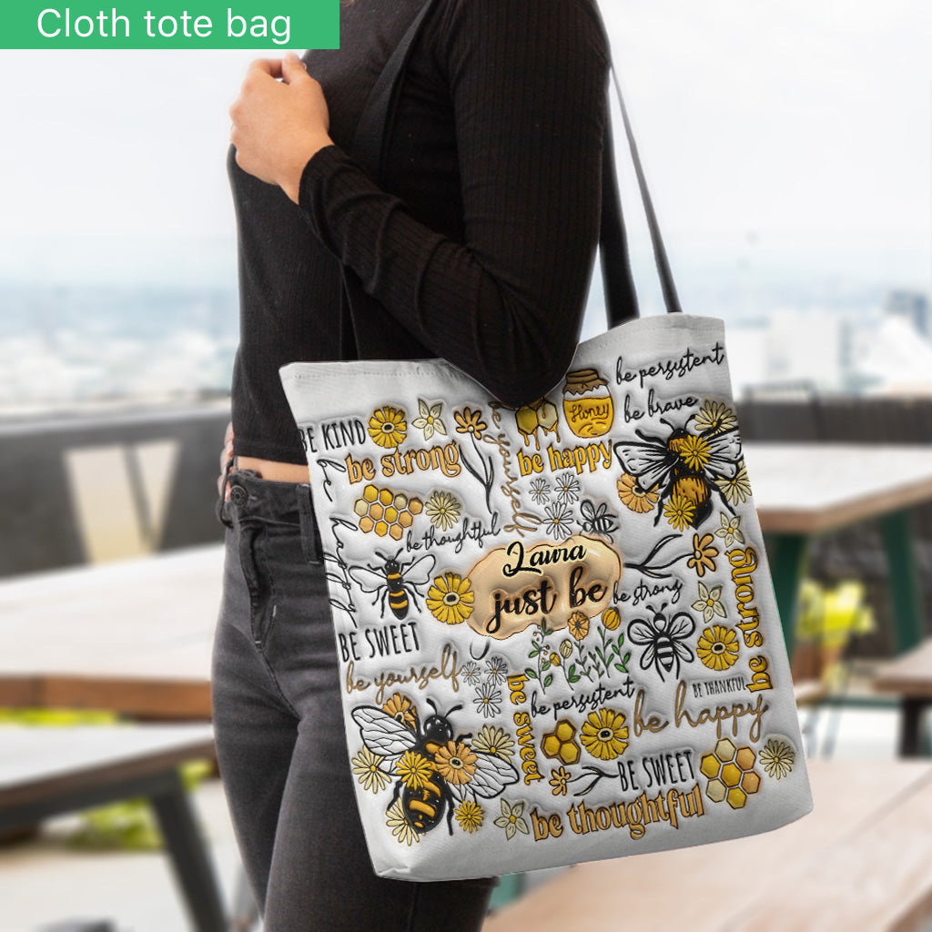 Soyez heureux - Sac fourre-tout personnalisé