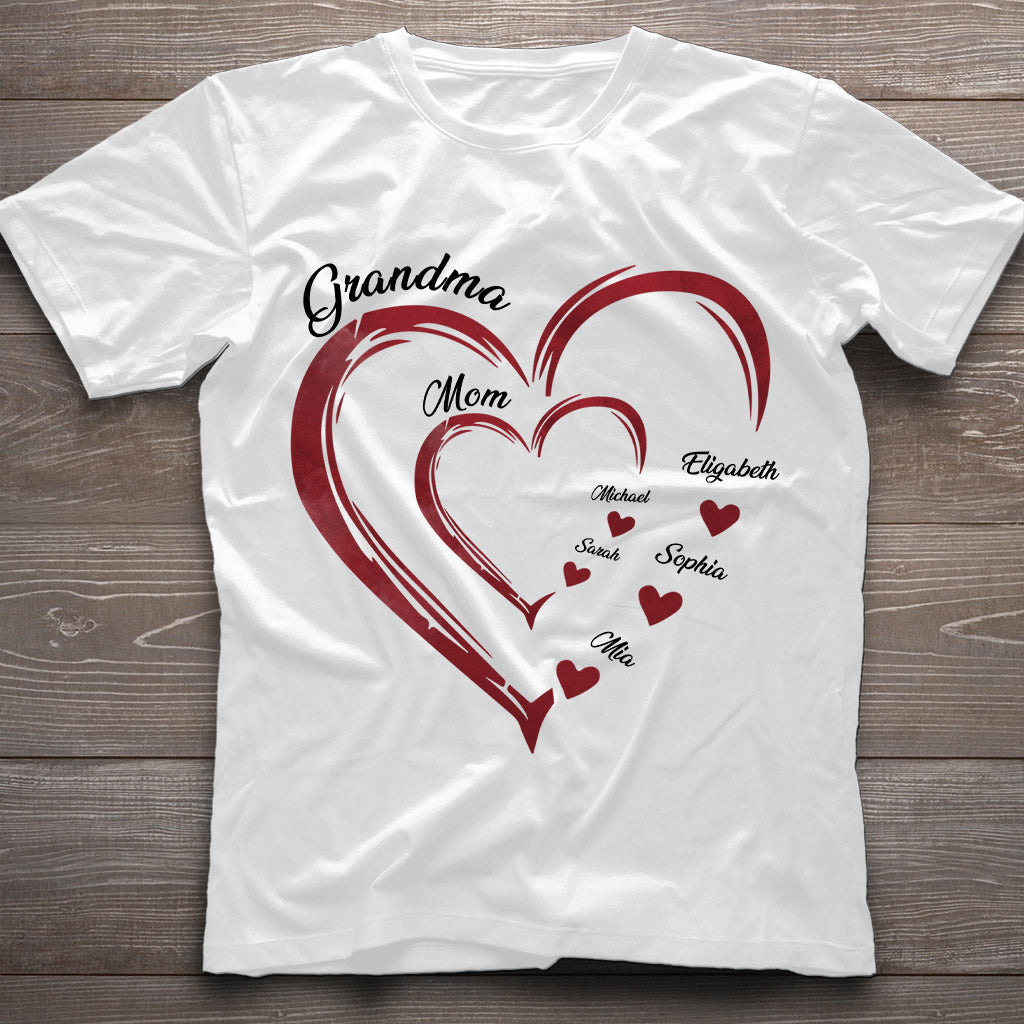 Les chéris de mamie/maman - T-shirt et sweat à capuche personnalisés pour mamie