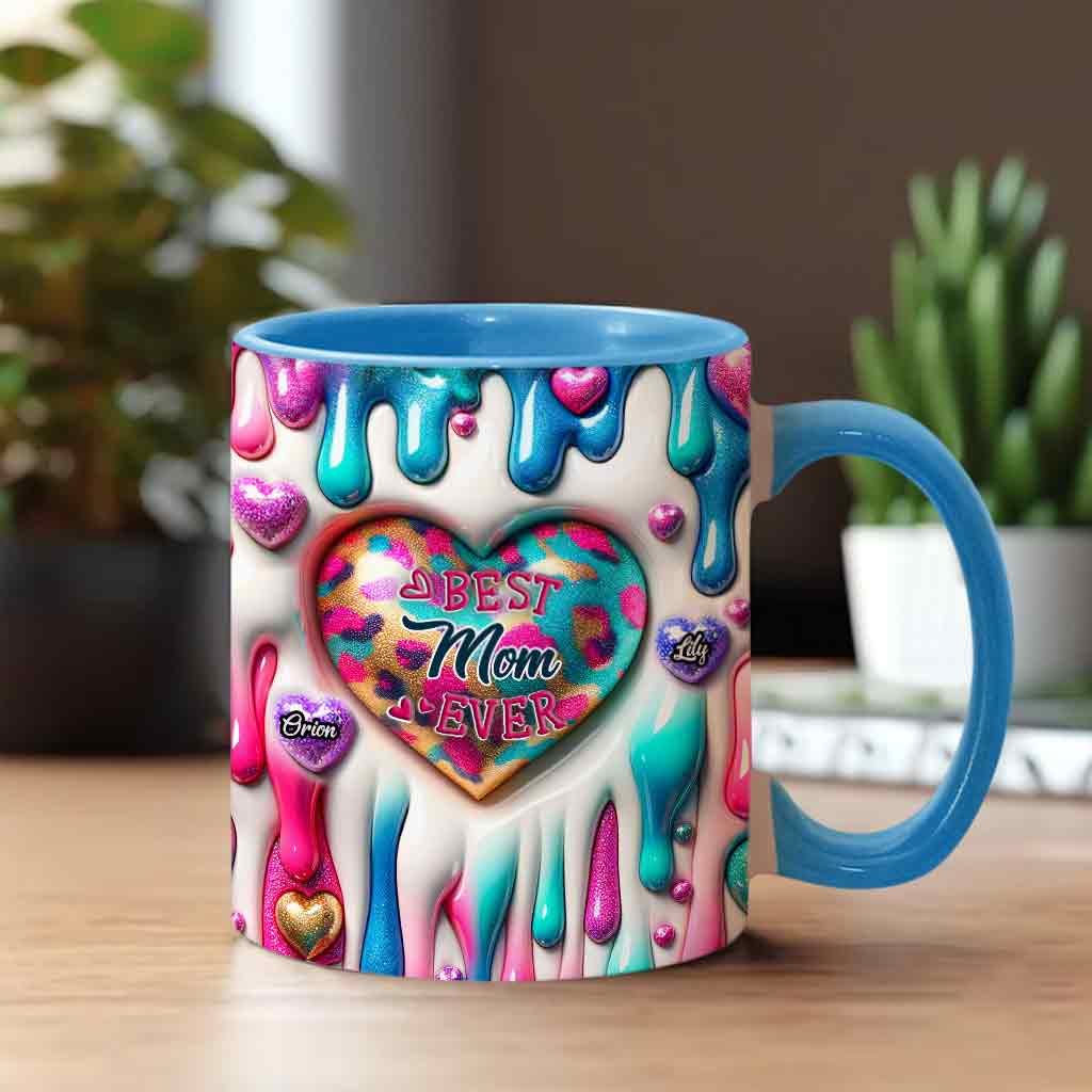 Best Mom Grandma Ever - Personalized Mother Accent Mug