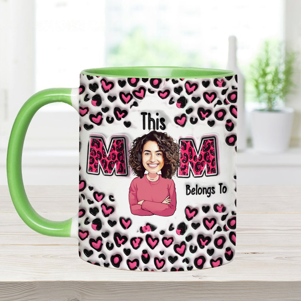 This Mom Belongs To - Personalized Mother Accent Mug