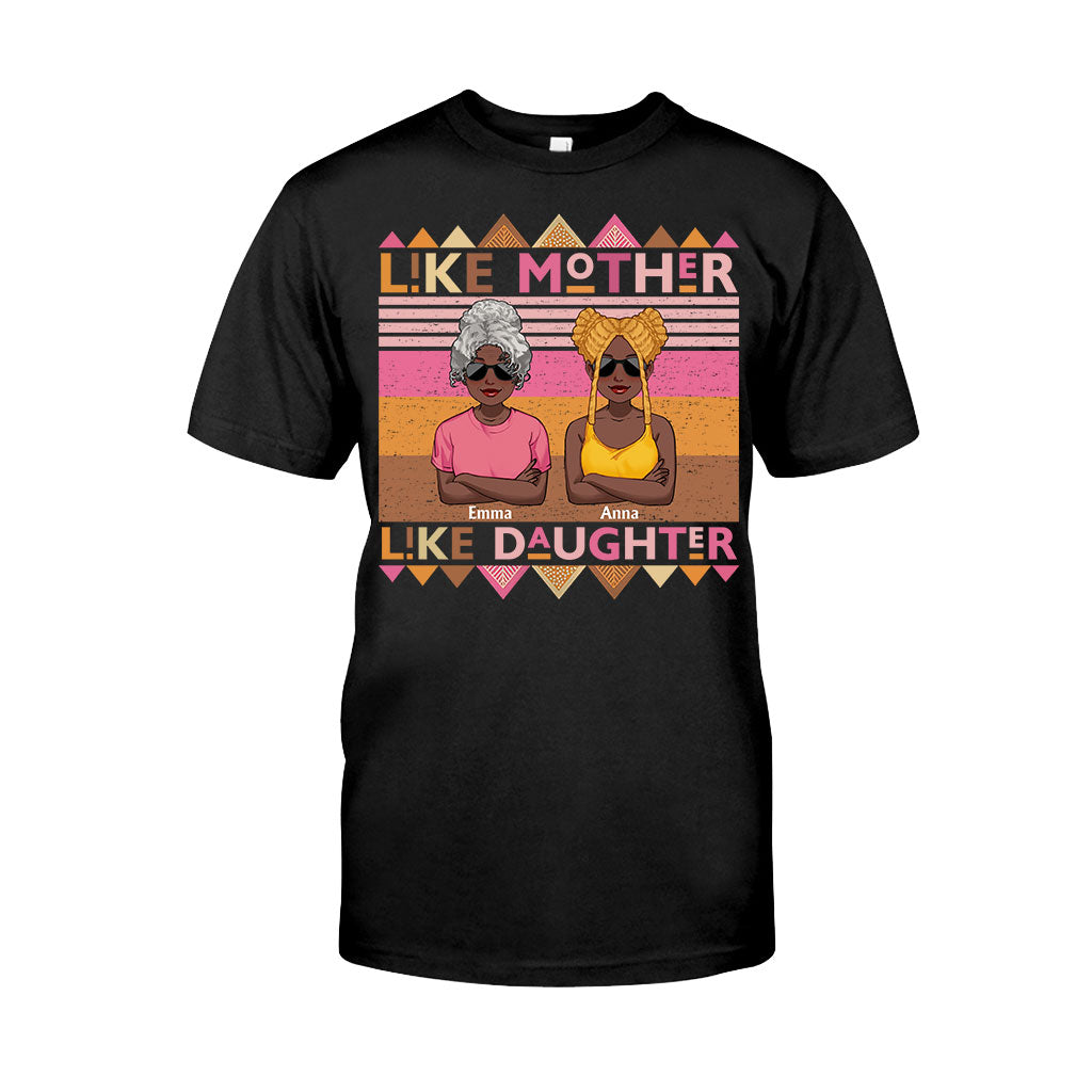 Like Mother Like Daughter - Personalized African American T-shirt And Hoodie