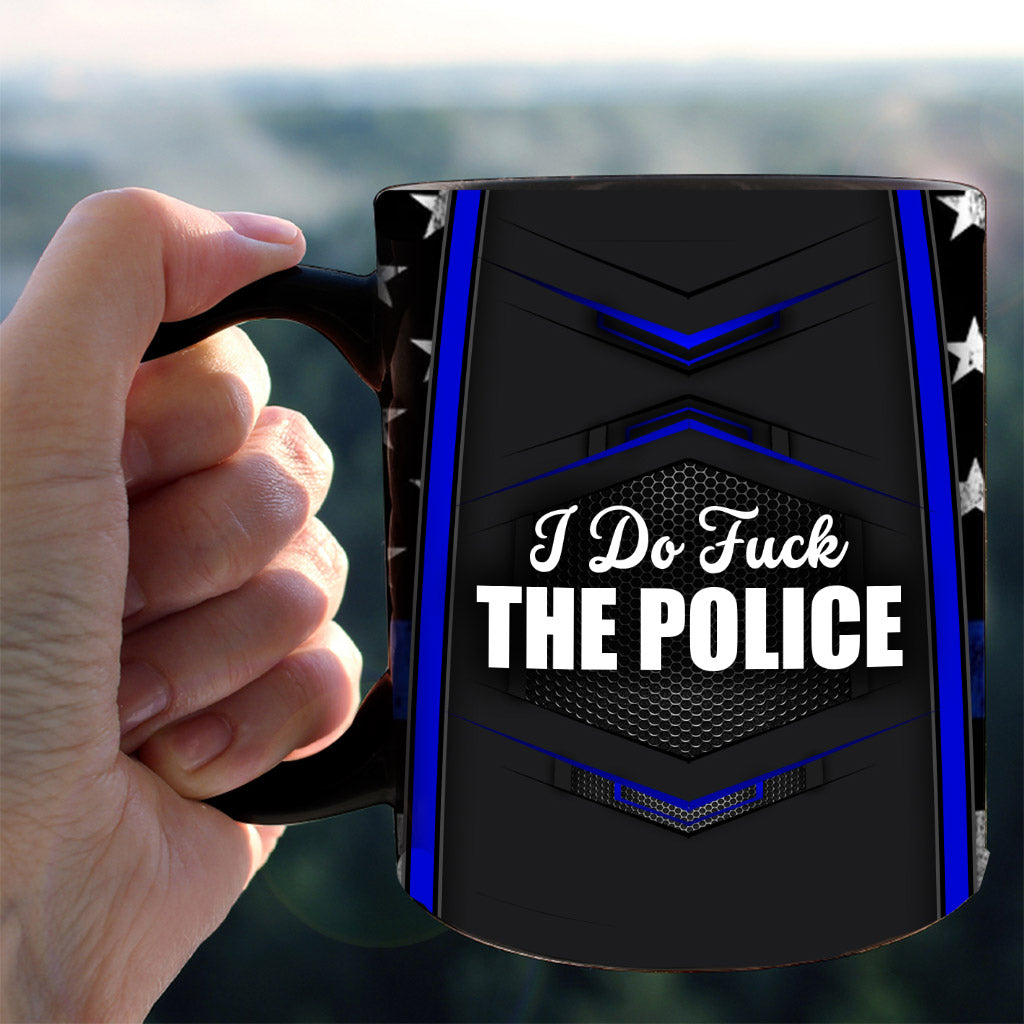 J'adore la police - Mug personnalisé pour policier