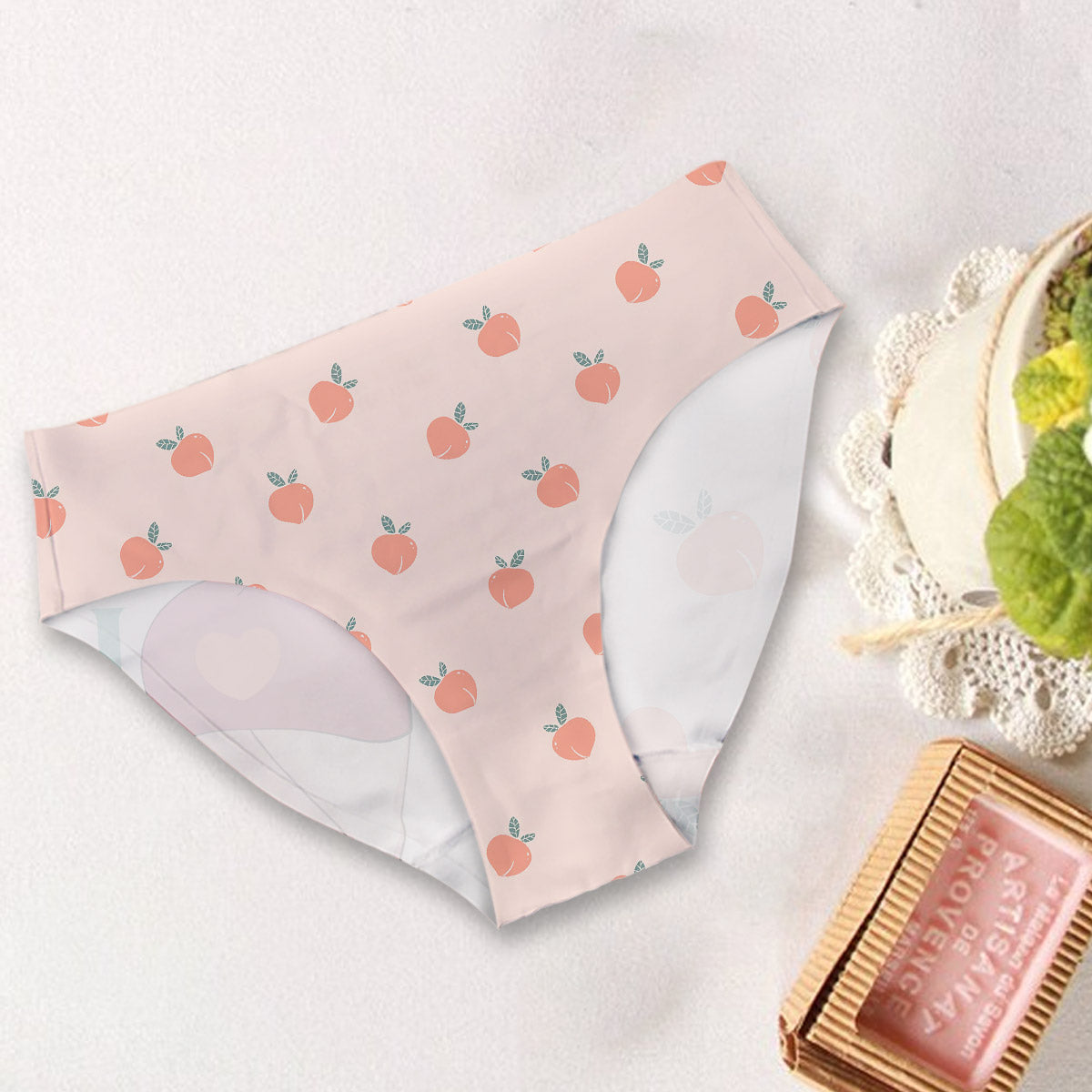 Spank Me Custom Photo And Name - Personalized Couple Women's Briefs