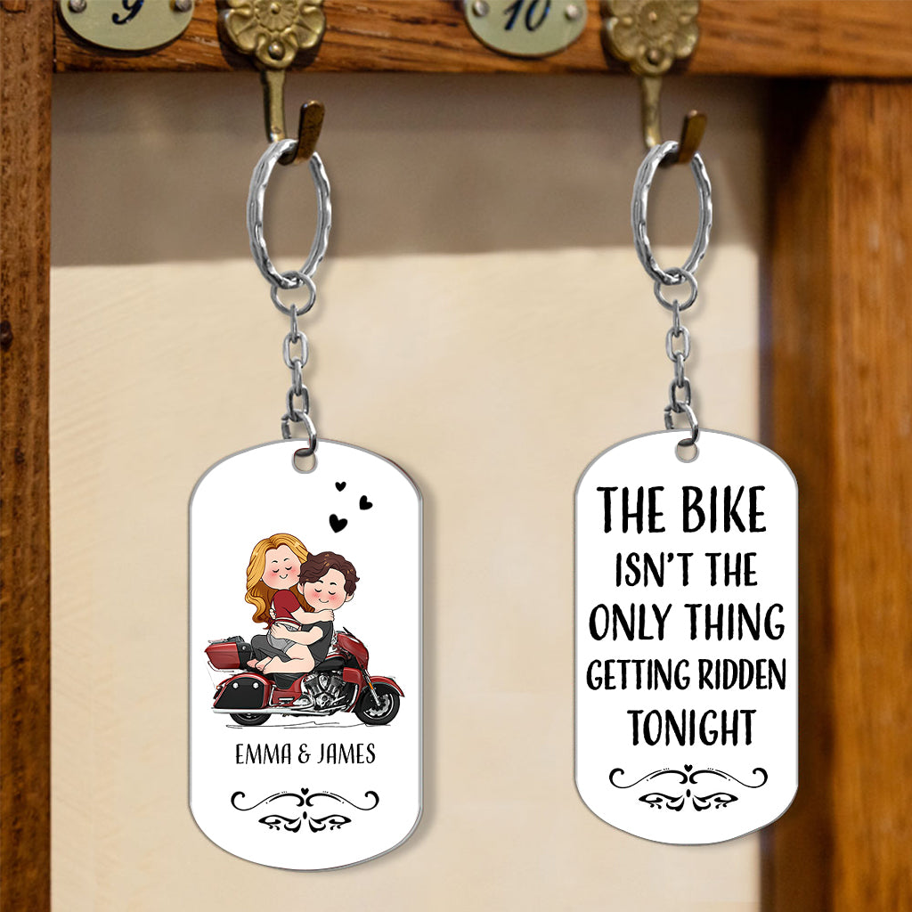 I Will Ride You - Personalized Couple Stainless Steel Keychain