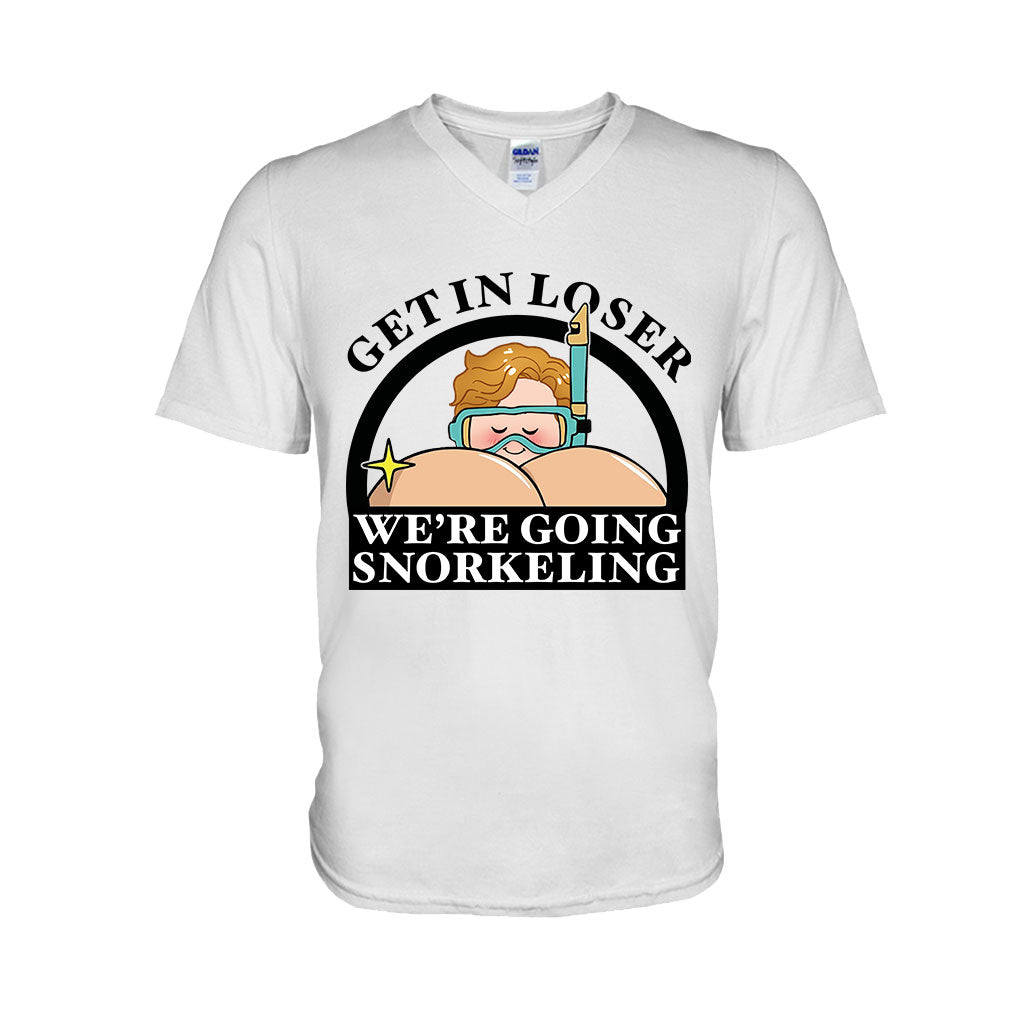 „Get In Loser“ – Lustiges Schnorchler-Shirt und personalisierter Tauch-Hoodie