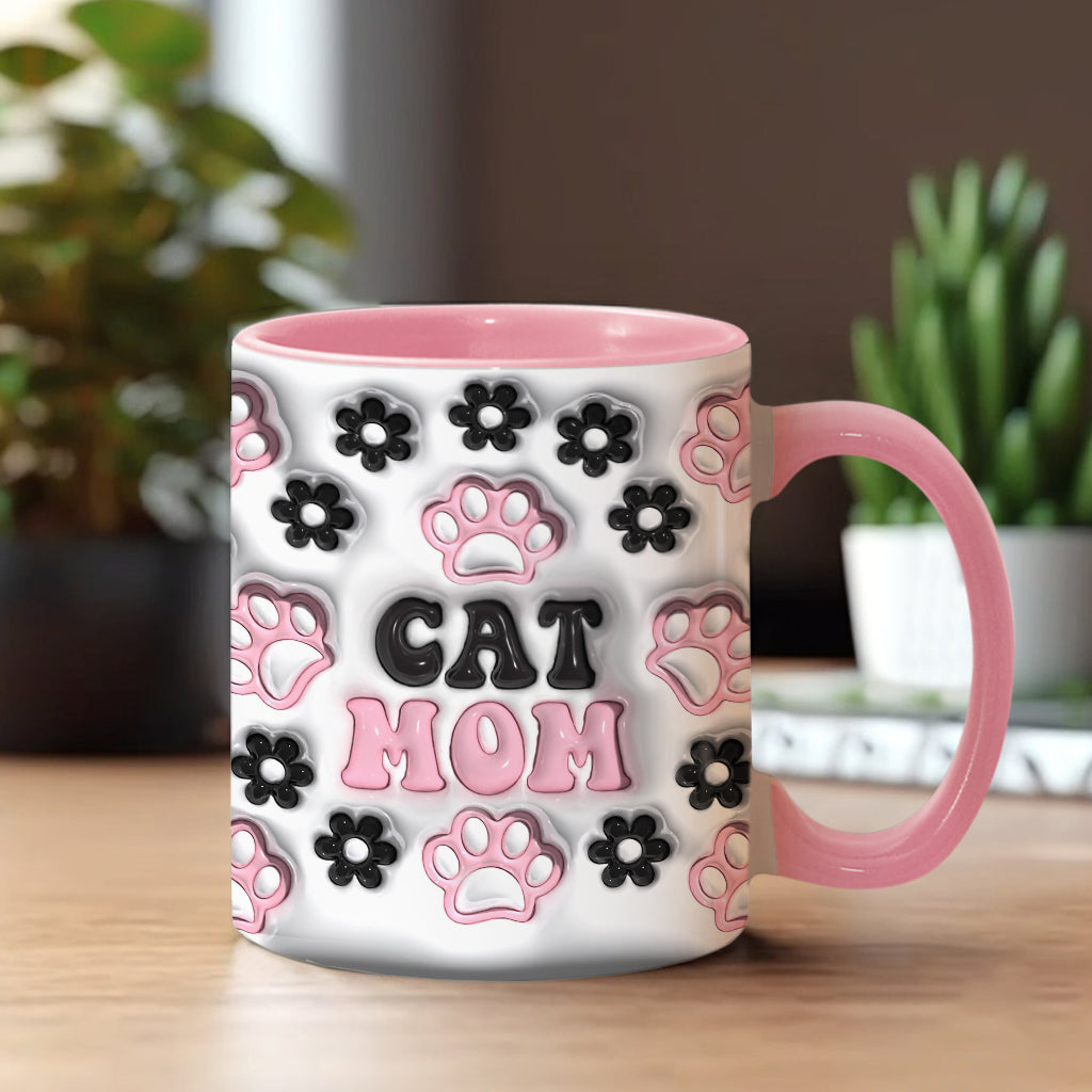Maman de chien, maman de chat, papa de chien… - Mug personnalisé avec motif chien