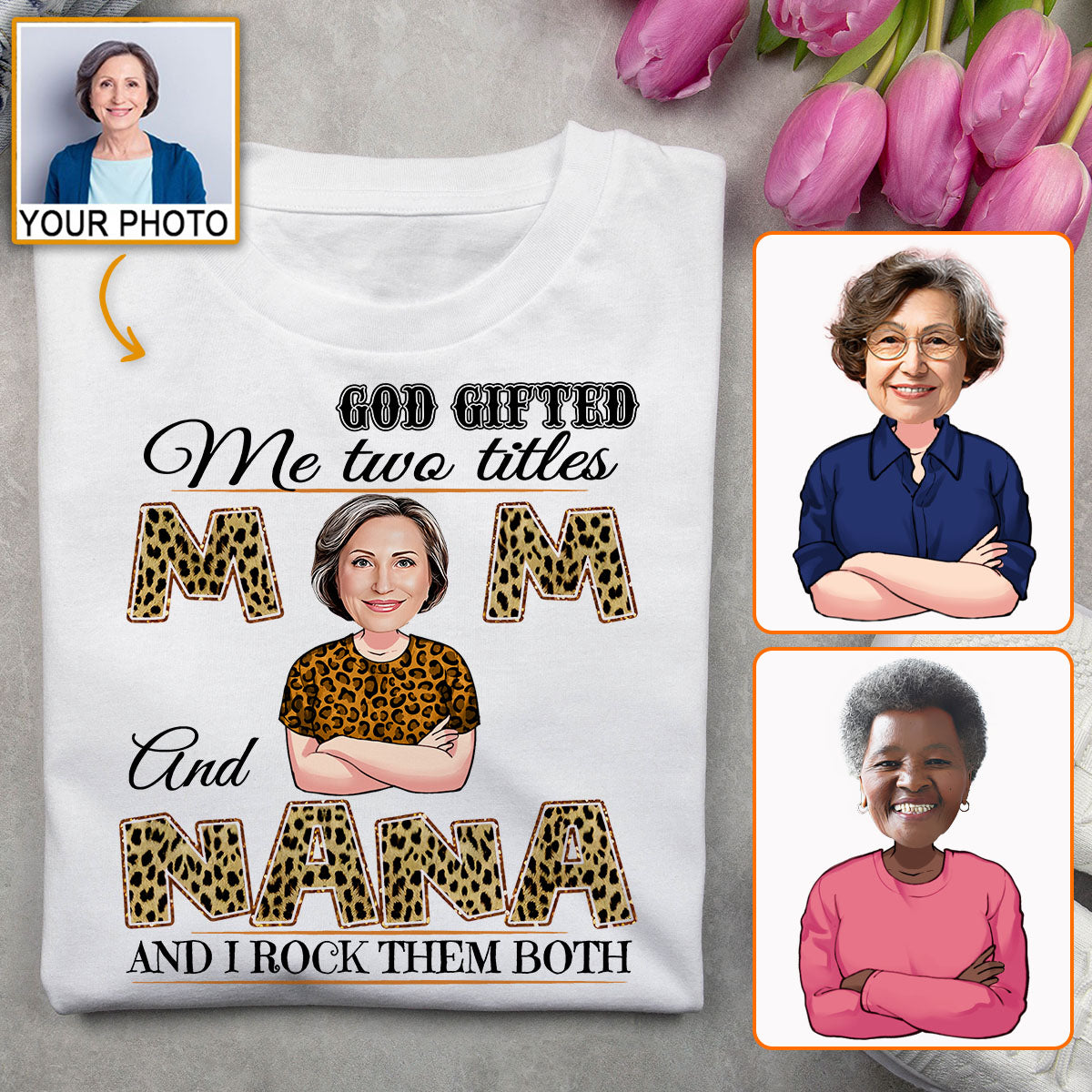 Mom & Grandma - Personalized Mother T-shirt And Hoodie