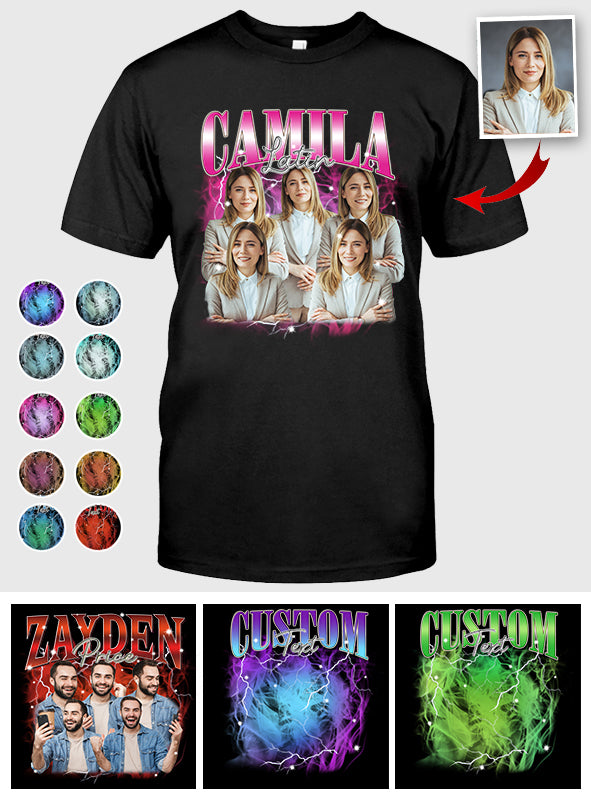 Custom Text And Photos - gift for anyone - Personalized T-shirt And Hoodie