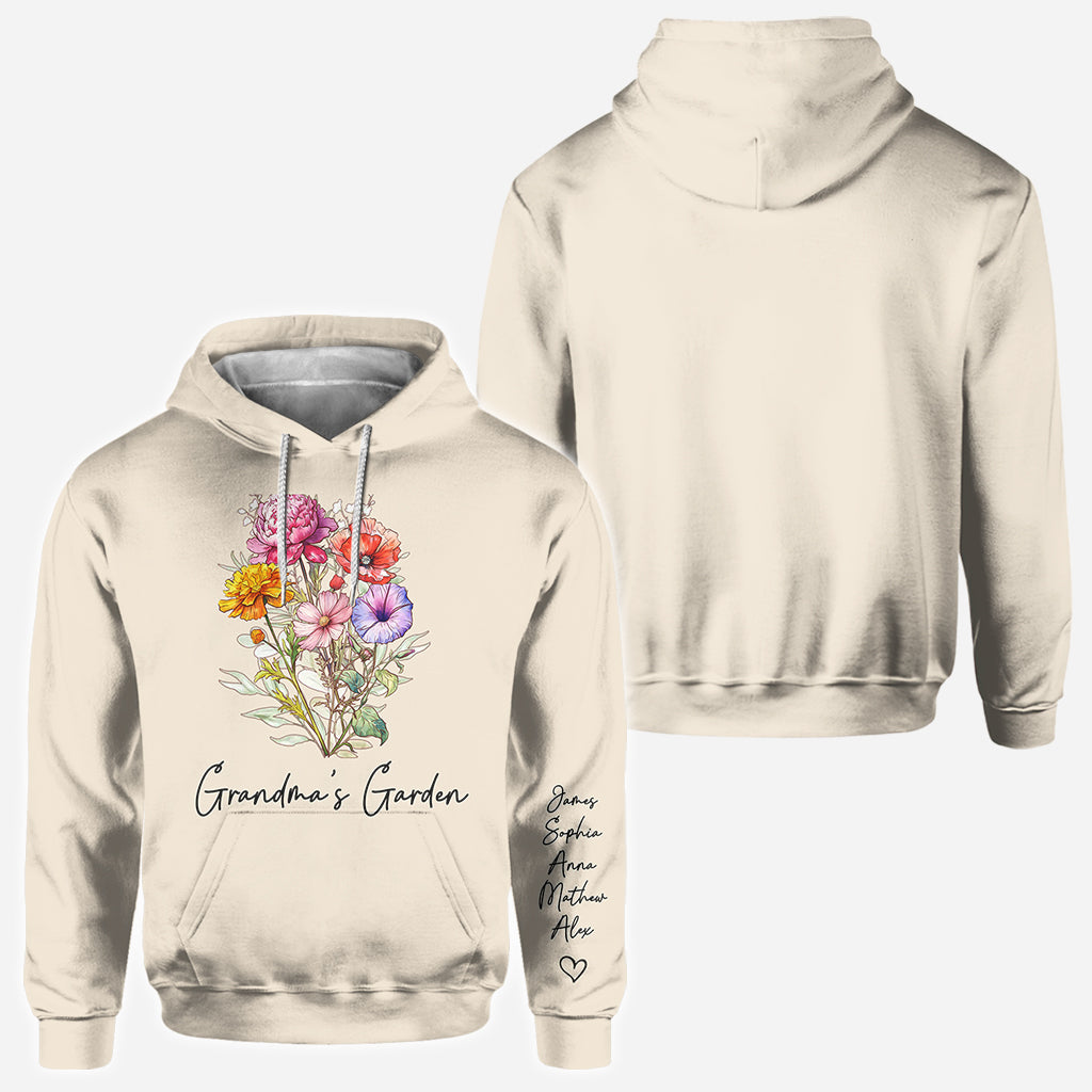 Grandma's Garden - Personalized Grandma All Over Shirt
