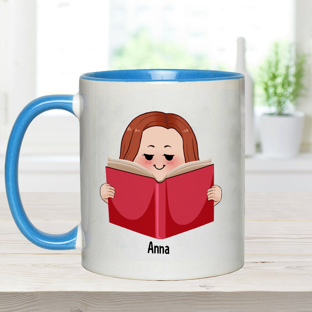 This Book I’m Reading Is Practically Porn - Personalized Book Accent Mug