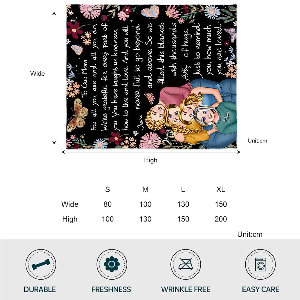To Our Mother/ Mom... - Personalized Mother Blanket