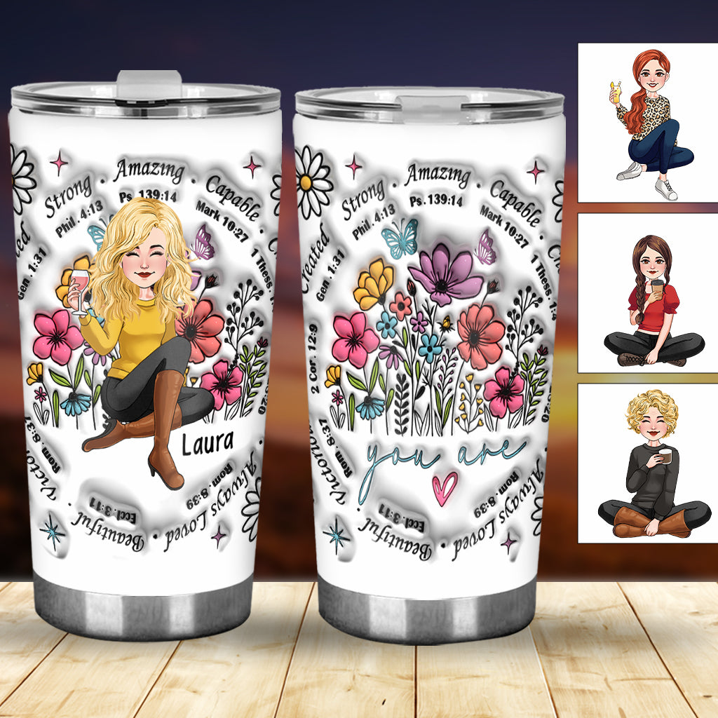 Gott sagt, du bist Glaube (Bibelvers) – Personalisierter Becher