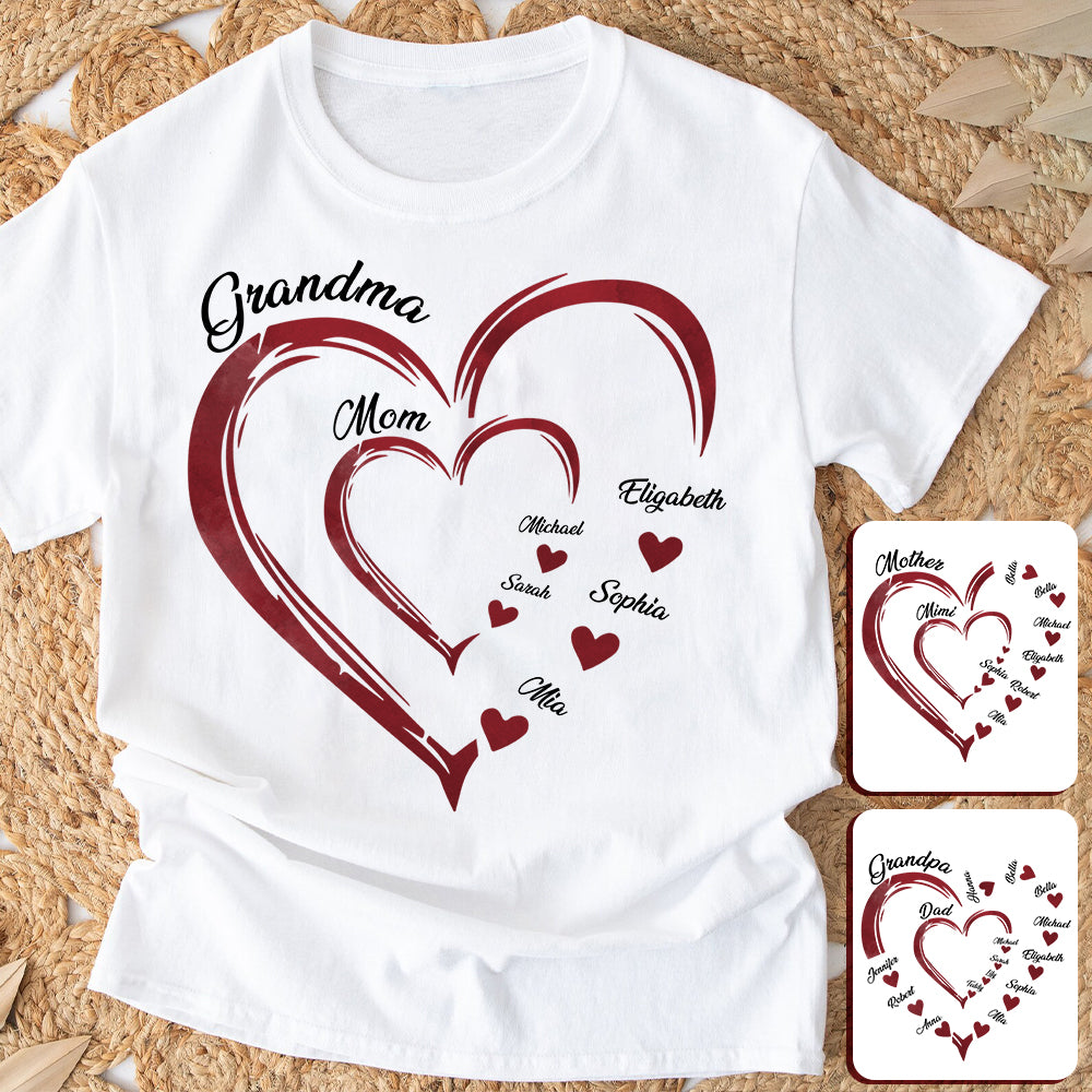 Les chéris de mamie/maman - T-shirt et sweat à capuche personnalisés pour mamie