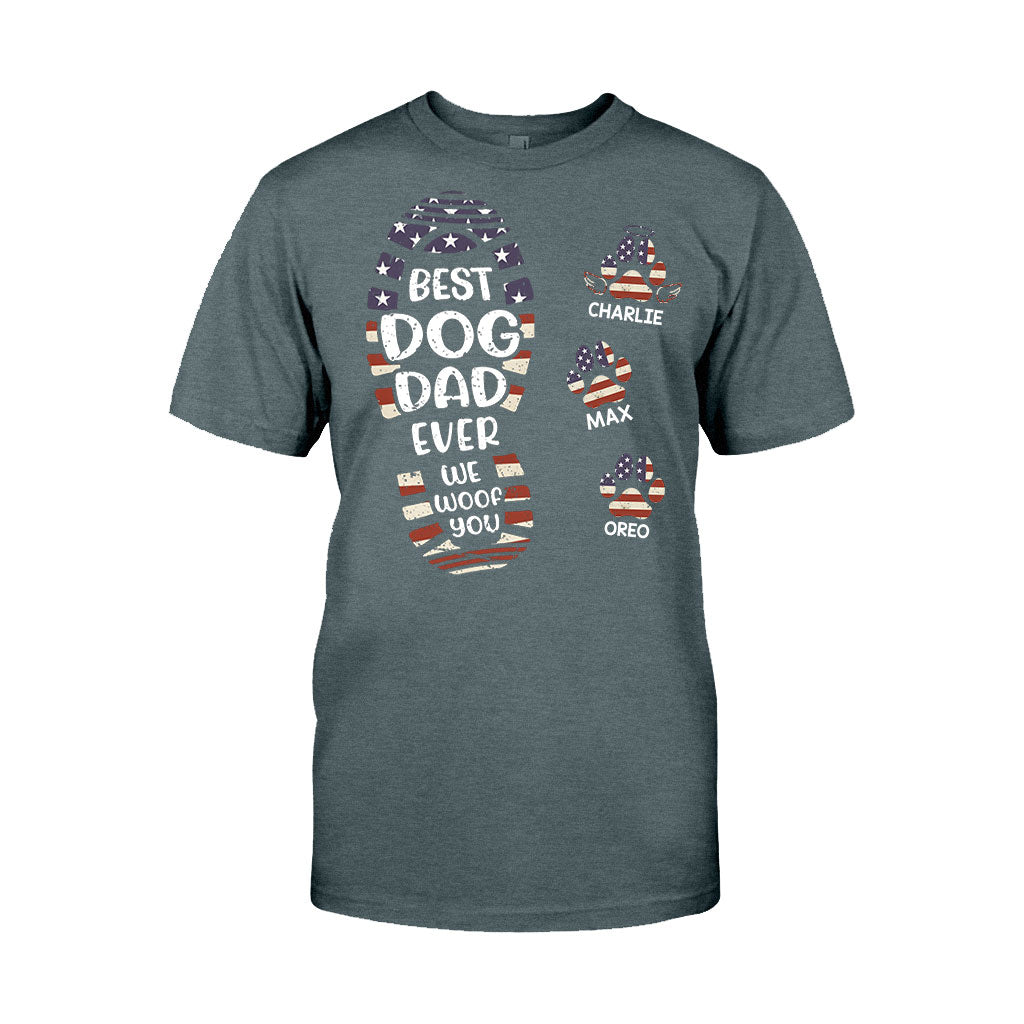 Happy Father's Day To The Best Dog/Cat Dad - Personalized Father T-shirt And Hoodie