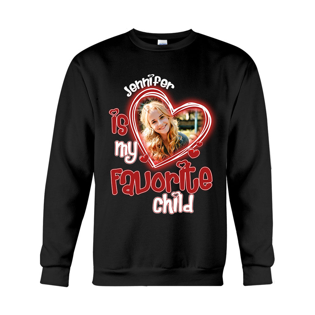 Mom's Favorite Child - Personalized Mother T-shirt And Hoodie