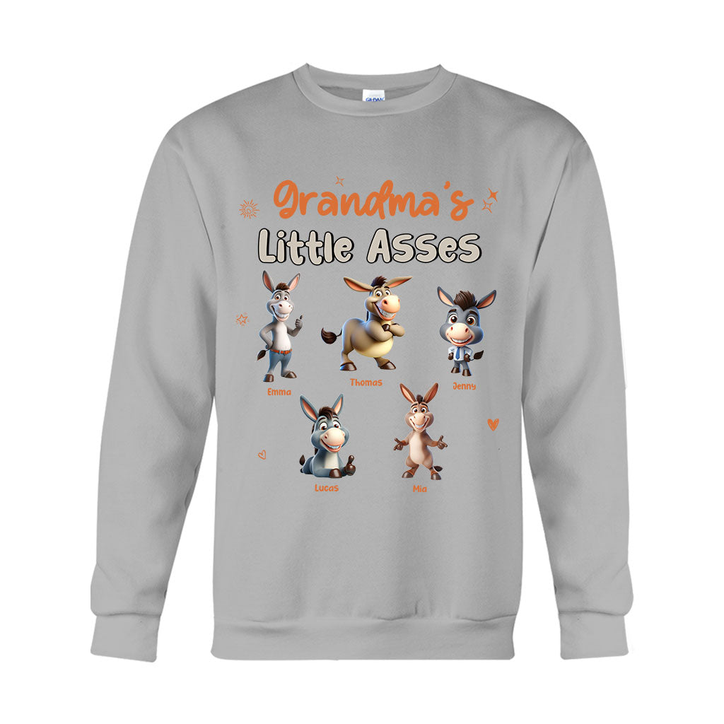 Grandma's Mom's Any Title Little Cuties - Personalized Grandma T-shirt And Hoodie