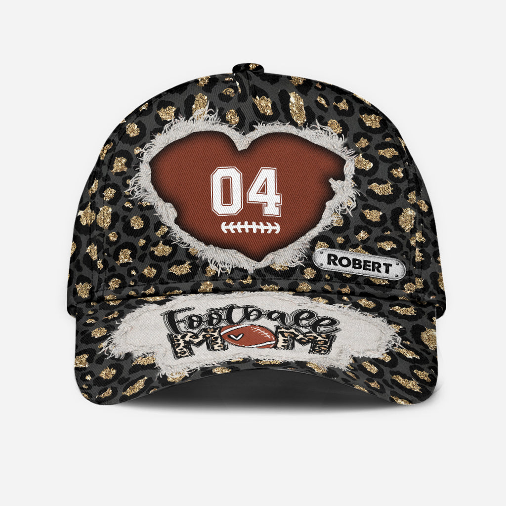 Casquette de football classique personnalisée « À l'époque de ma maman footballeuse »