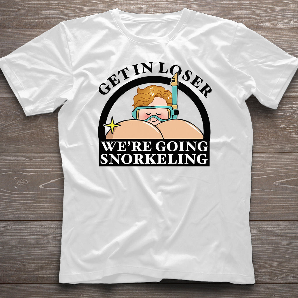 „Get In Loser“ – Lustiges Schnorchler-Shirt und personalisierter Tauch-Hoodie