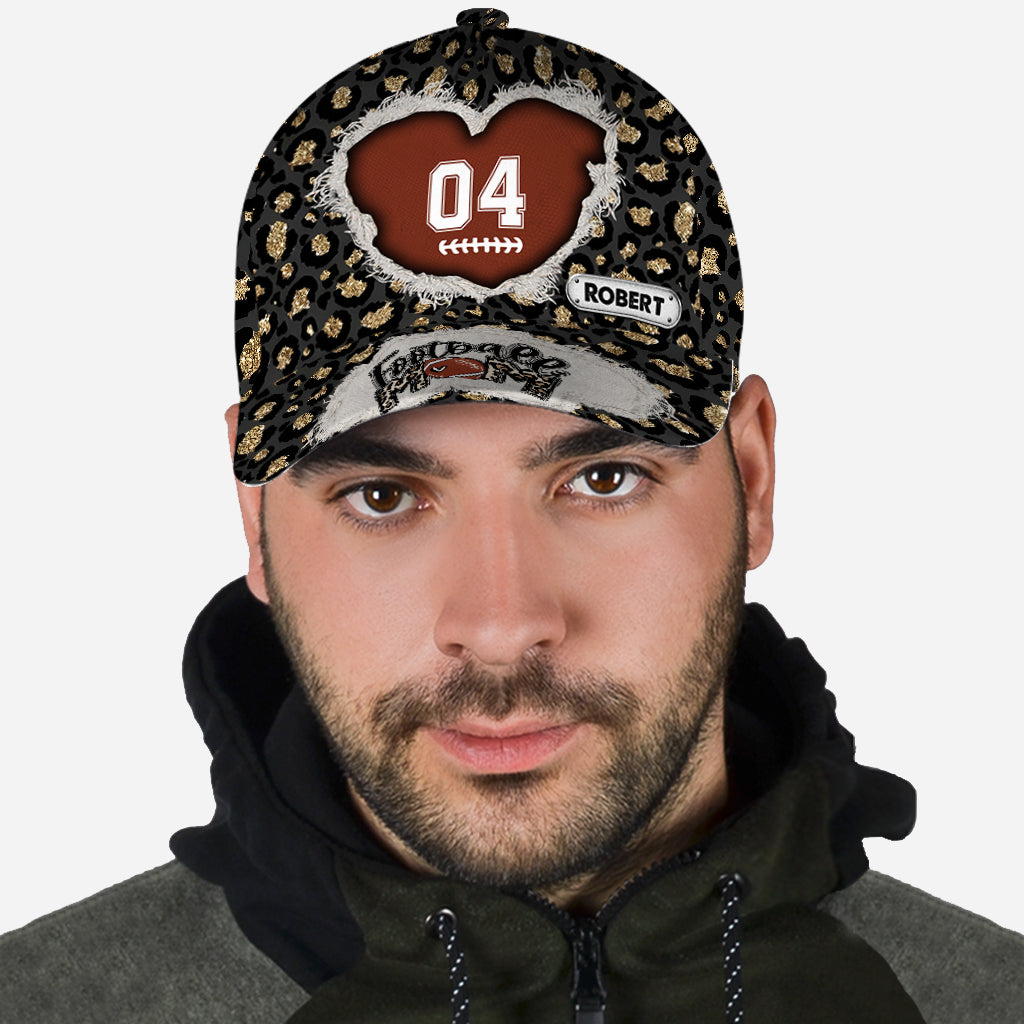 Casquette de football classique personnalisée « À l'époque de ma maman footballeuse »