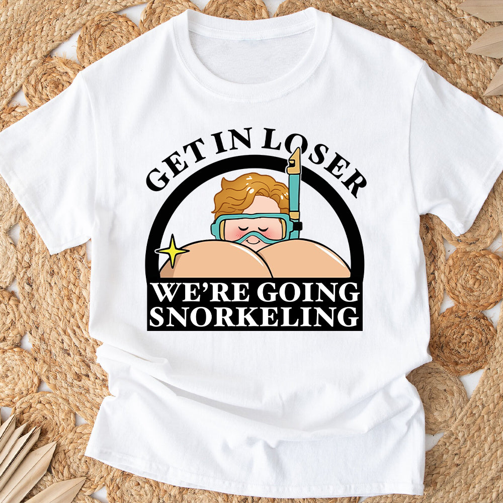 „Get In Loser“ – Lustiges Schnorchler-Shirt und personalisierter Tauch-Hoodie