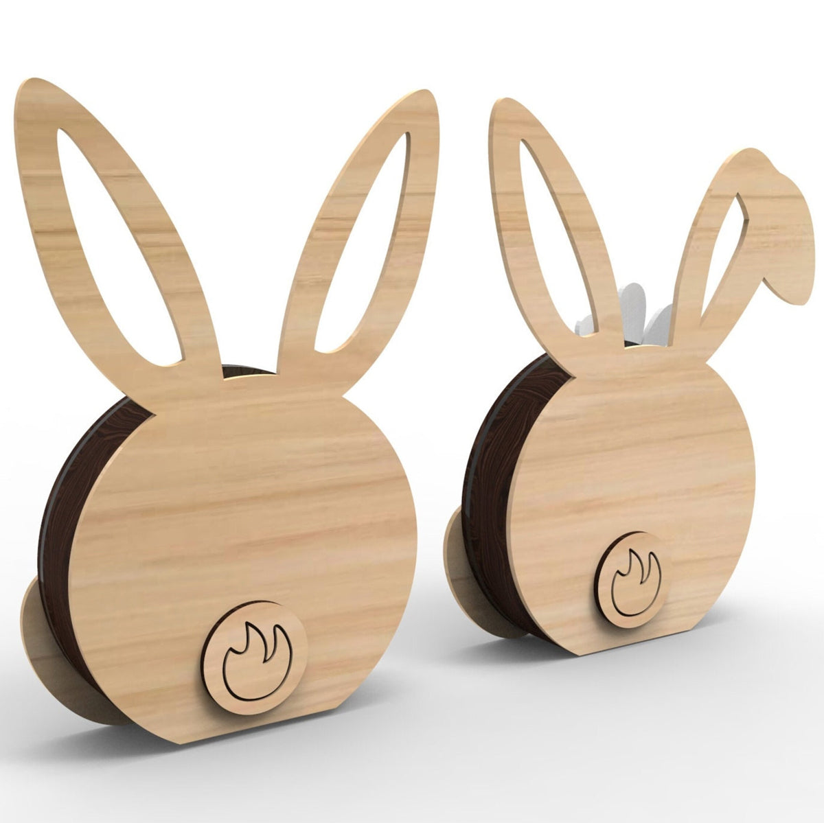 Personalisierte Osterhasenbox für Schokoladeneier