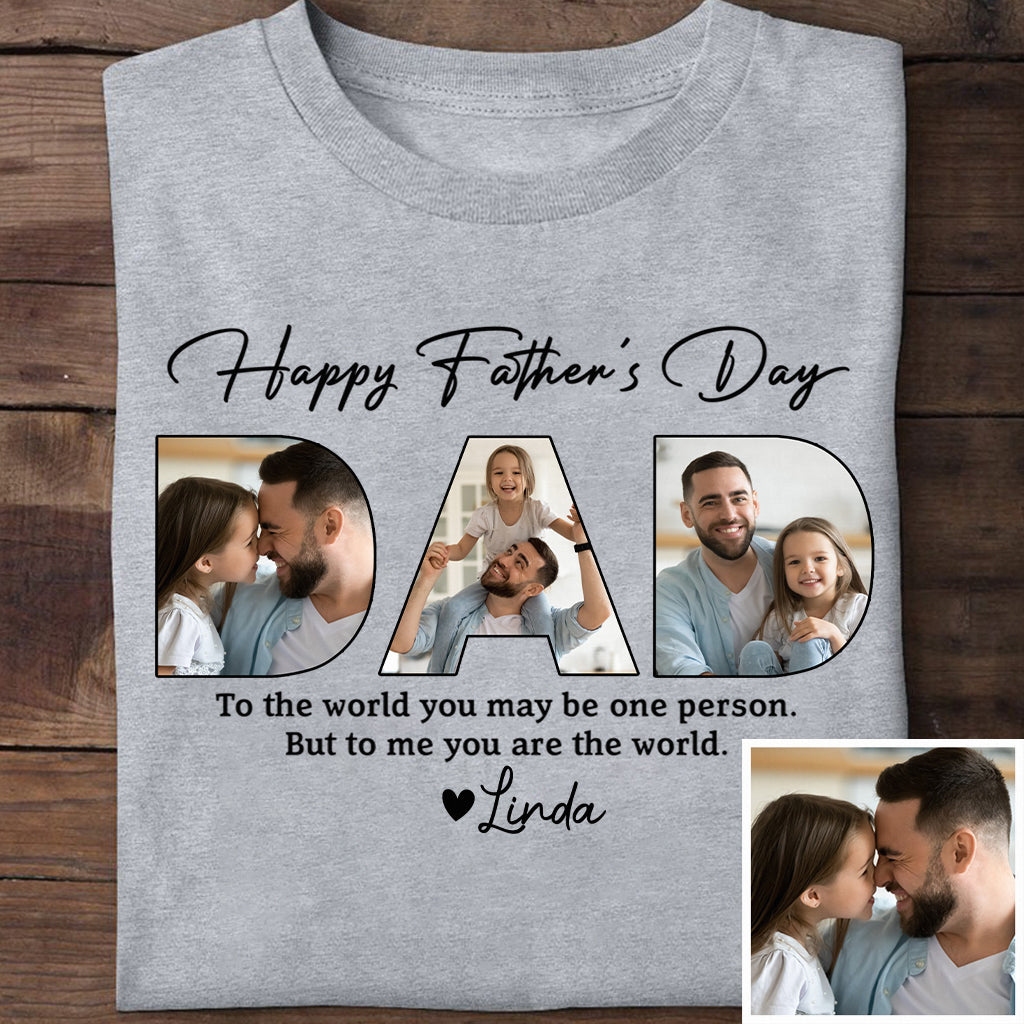 Happy Father's Day Dad - Personalized Father T-shirt And Hoodie