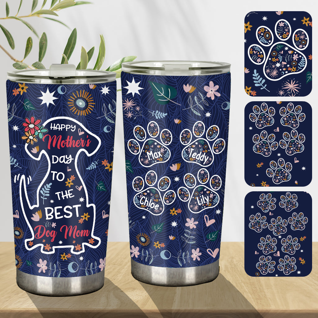 Bonne fête des mères à la meilleure maman de chien ! Gobelet isotherme personnalisé pour chien