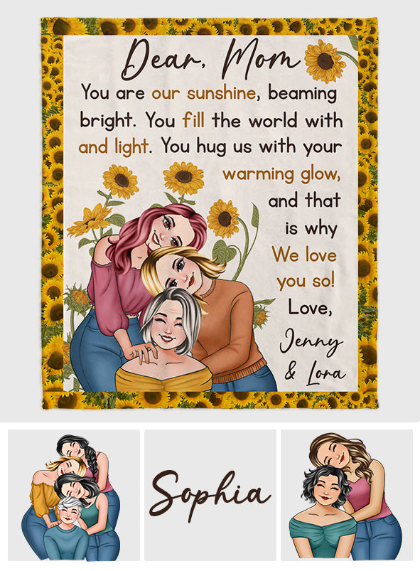 You Are My Sunshine - Personalized Mother Blanket