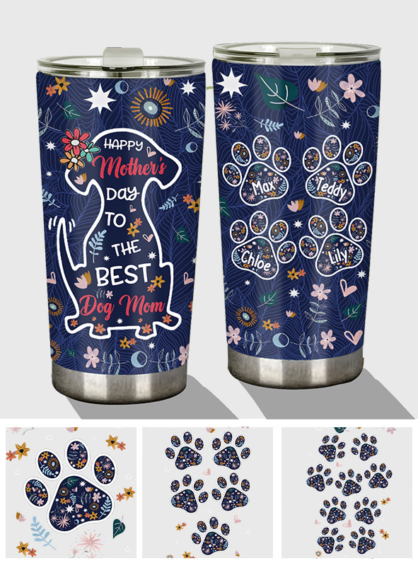 Bonne fête des mères à la meilleure maman de chien ! Gobelet isotherme personnalisé pour chien