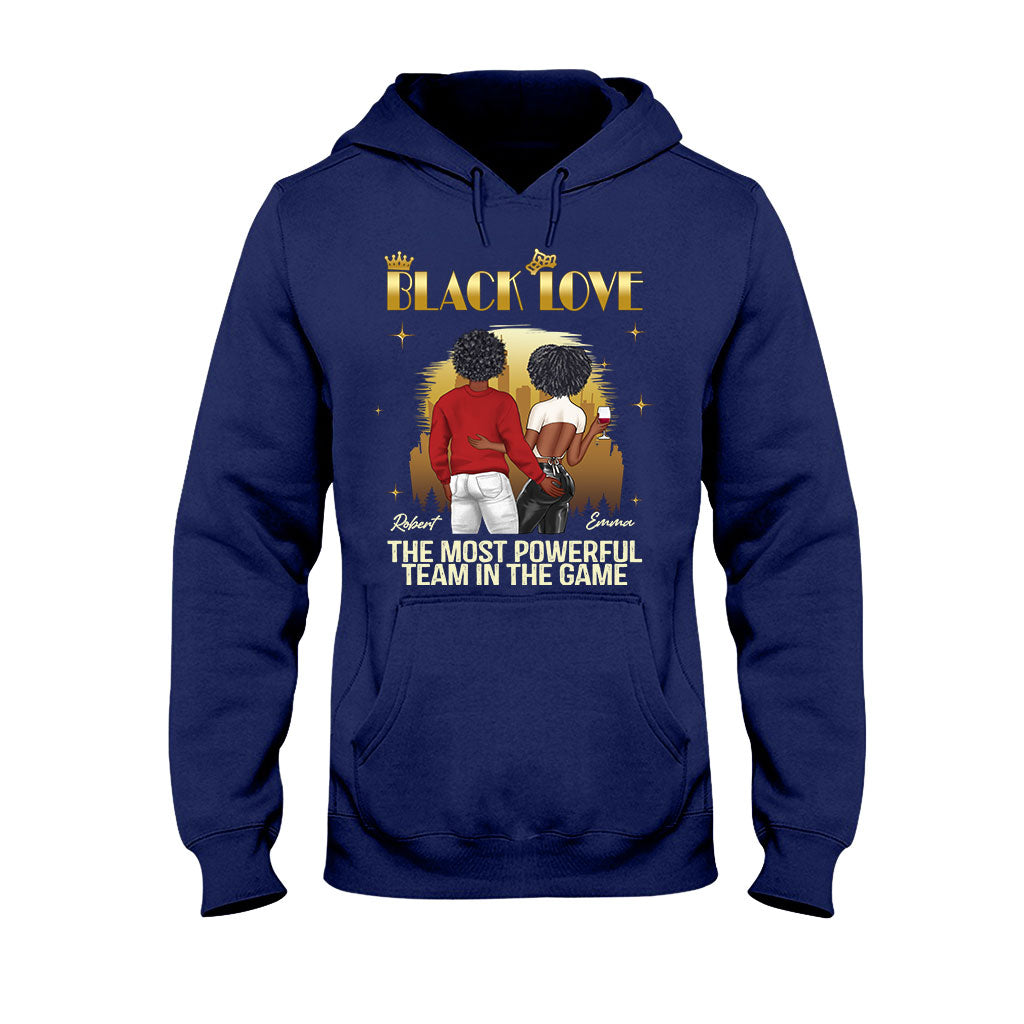 Black Love - Personalized Couple T-shirt And Hoodie