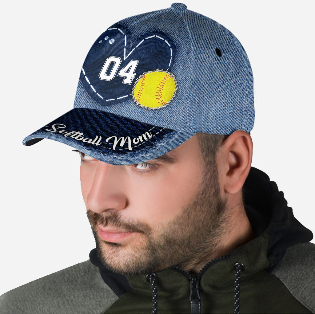 Softball Mom – Personalisierte Softball Classic Cap