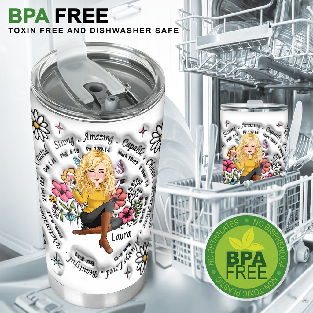 Gott sagt, du bist Glaube (Bibelvers) – Personalisierter Becher