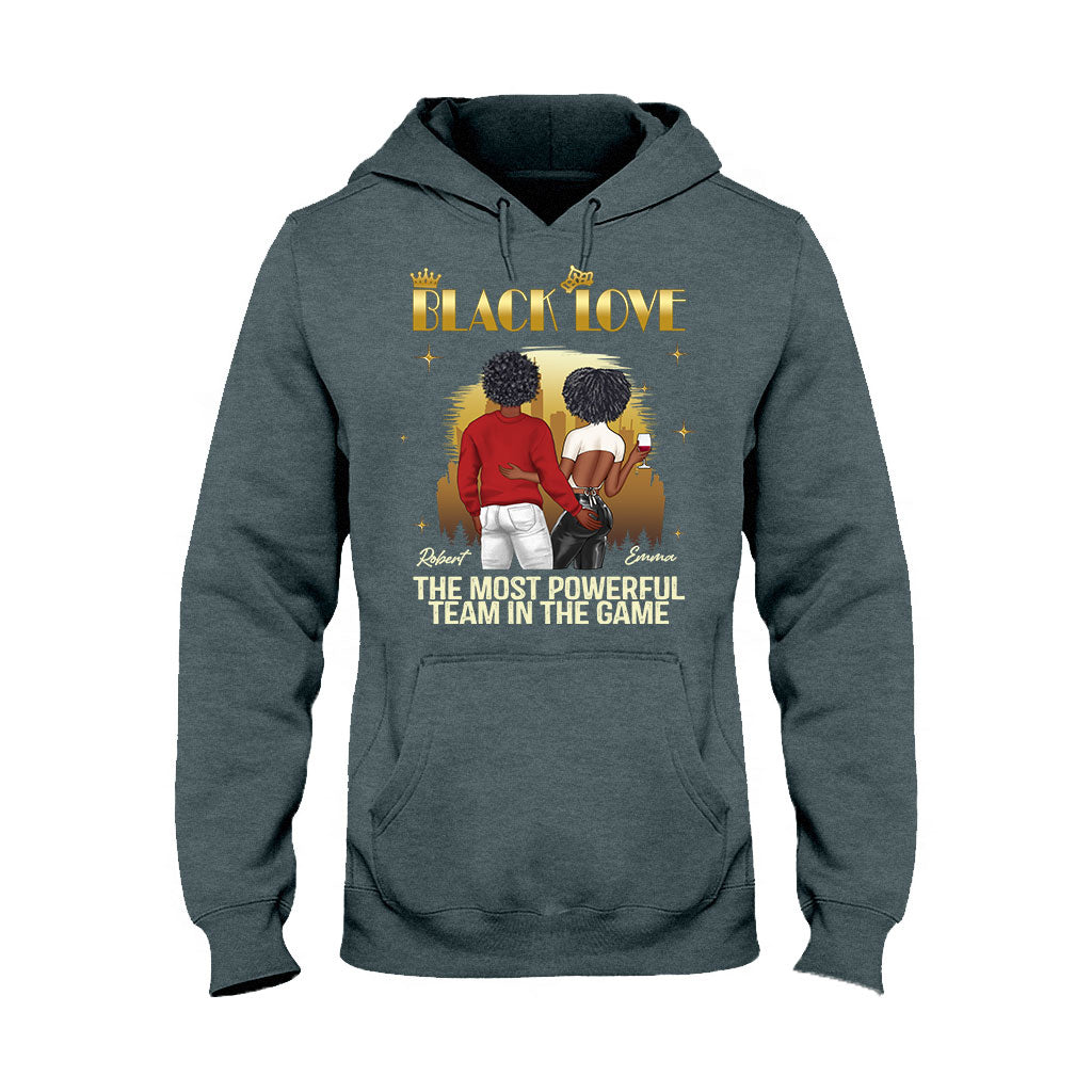 Black Love - Personalized Couple T-shirt And Hoodie
