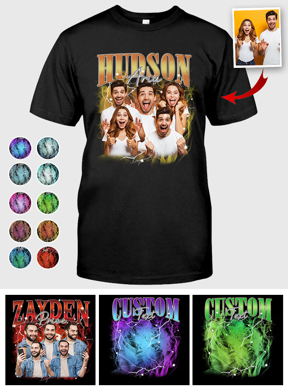 Custom Text And Photos - gift for anyone - Personalized T-shirt And Hoodie